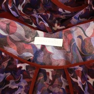 Nina Ricci Tops - Nina Ricci Silk Suede Blouse Nina Ricci Tops - Nina Ricci Silk Suede Blouse